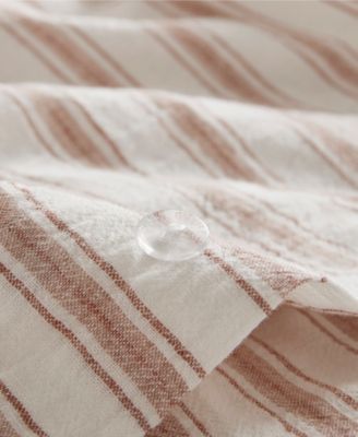 Madison Park Etta Striped 3-Pc. Duvet Cover Set, Queen