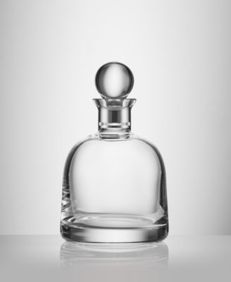 Elegance Round Stopper Short Decanter, 37.2 Oz