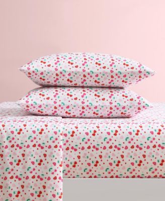 Silky Microfiber Printed 3-Pc. Sheet Set, Twin XL