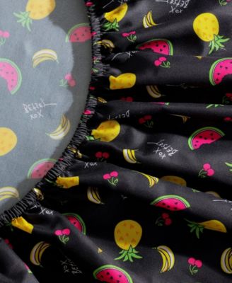 Silky Microfiber Printed 4-Pc. Sheet Set, Full