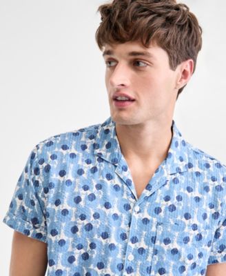 Men's Sisler Short-Sleeve Camp Shirt, Macy's Exclusive 