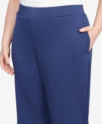 Plus Size Scuba Pull-On Pants