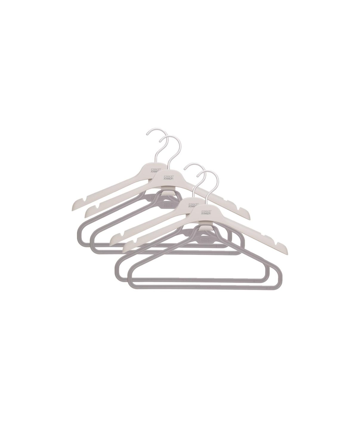 Orderly Long Garment Hangers, 4 Pack - Beige