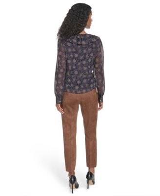 Women's Posy Ruffle Long Sleeve Blouse