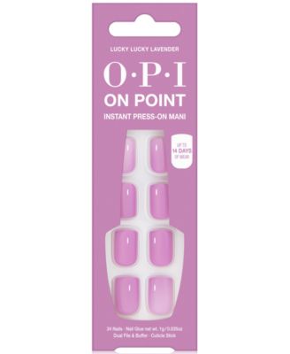 OPI - On Point Instant Press-On Mani - Lucky Lucky Lavender