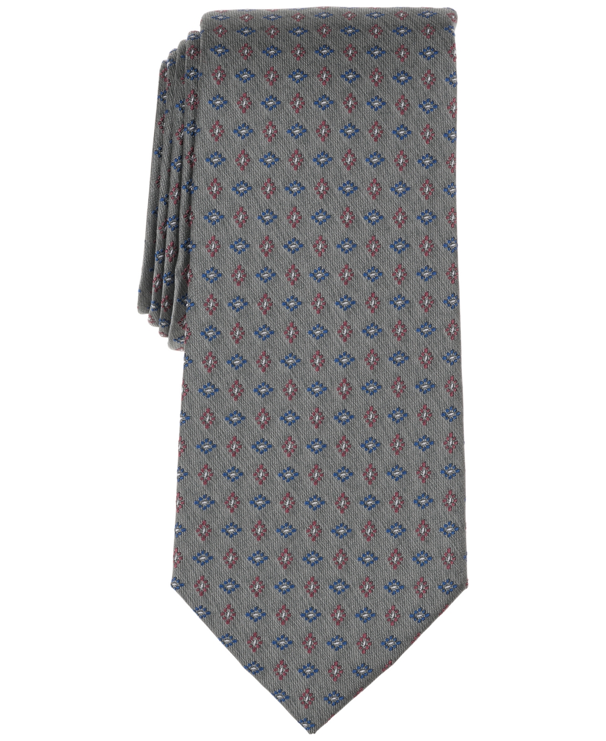 Michael Kors Men's Pindot Neat Pattern Tie In Gray