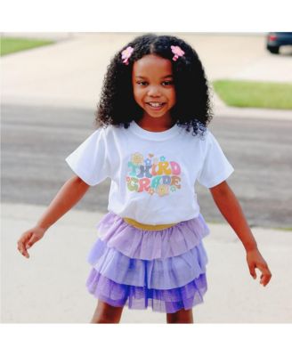 Girls Pink Daisy Clip Set