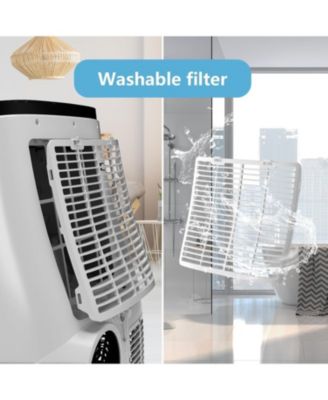 Offer Express 14,000 BTU 3-in-1 Portable Air Conditioner with Cooling, Dehumidifying, Fan Modes, Quiet Operation, and 24-Hour Timer