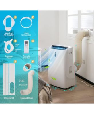 12000 BTU(Ashrae) Portable Air Conditioner with Smart App Control