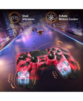 Wireless Controller for PS4 with Dual Vibration, 6-Axis Motion Sensor, Speaker, Audio Jack, Touch Pad, Share Button