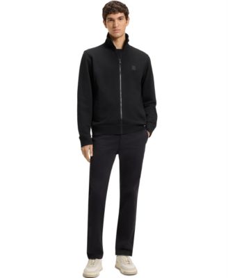 Men's Logo Badge Zip-Up Sweatshirt