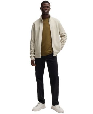 Men's Logo Badge Zip-Up Sweatshirt