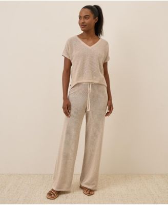 Women's Beachside Crochet Knit Pant