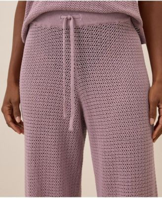 Women's Beachside Crochet Knit Pant