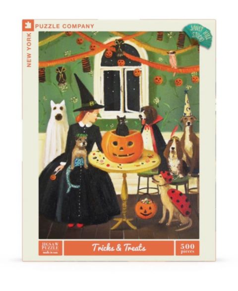 Детский пазл New York Puzzle Company Tricks & Treats Halloween 500-Piece Puzzle, Ages 10+