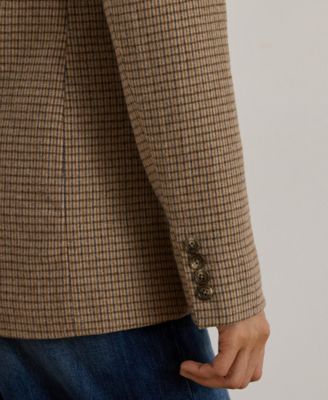 Women's Double-Breasted Wool-Blend Twill Blazer