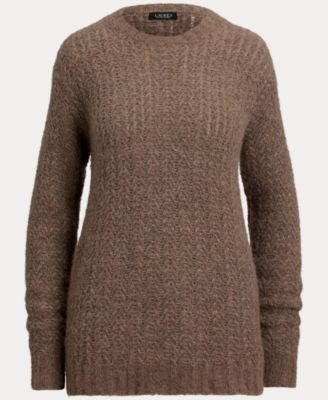 Women's Herringbone Oversize Sweater