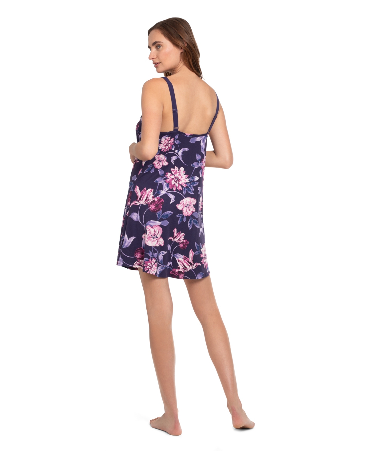 Linea Donatella Women's Jazlynn Knit Chemise In Purple