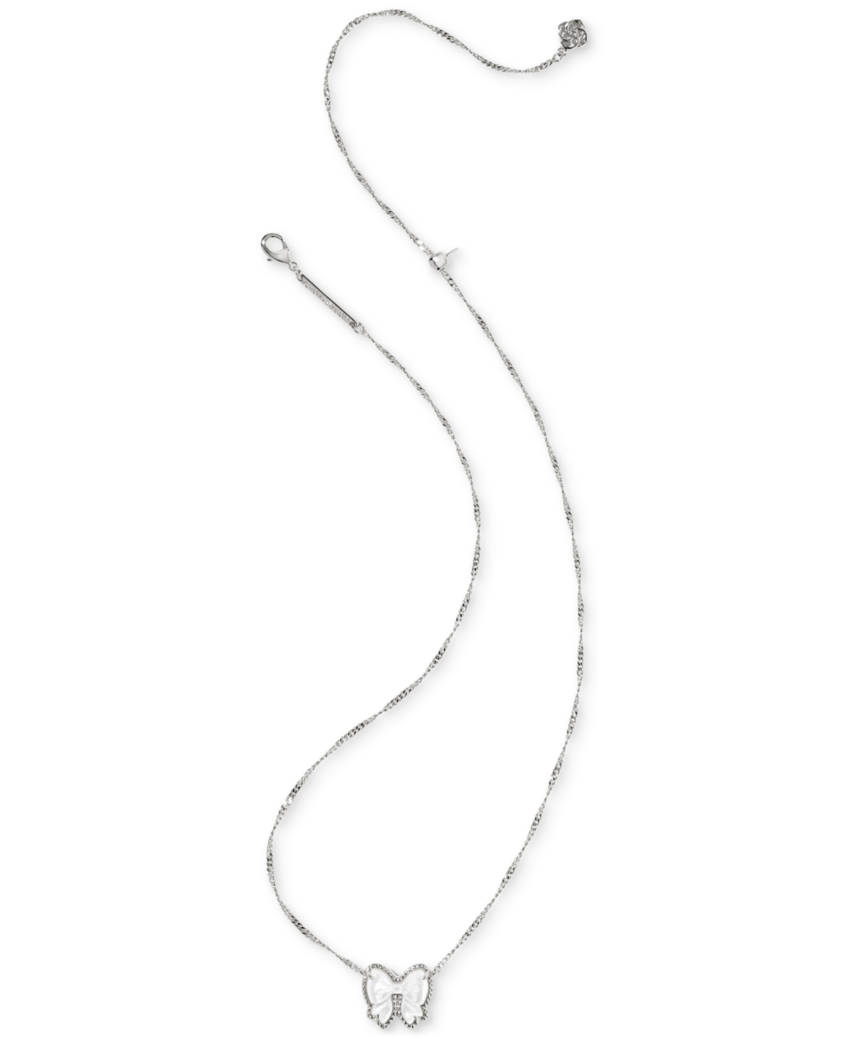 Kendra Scott Haley Bow Short Pendant Necklace, 16" + 3" Extender