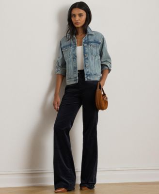 Women's Paizley Rigid Denim Trucker Jacket