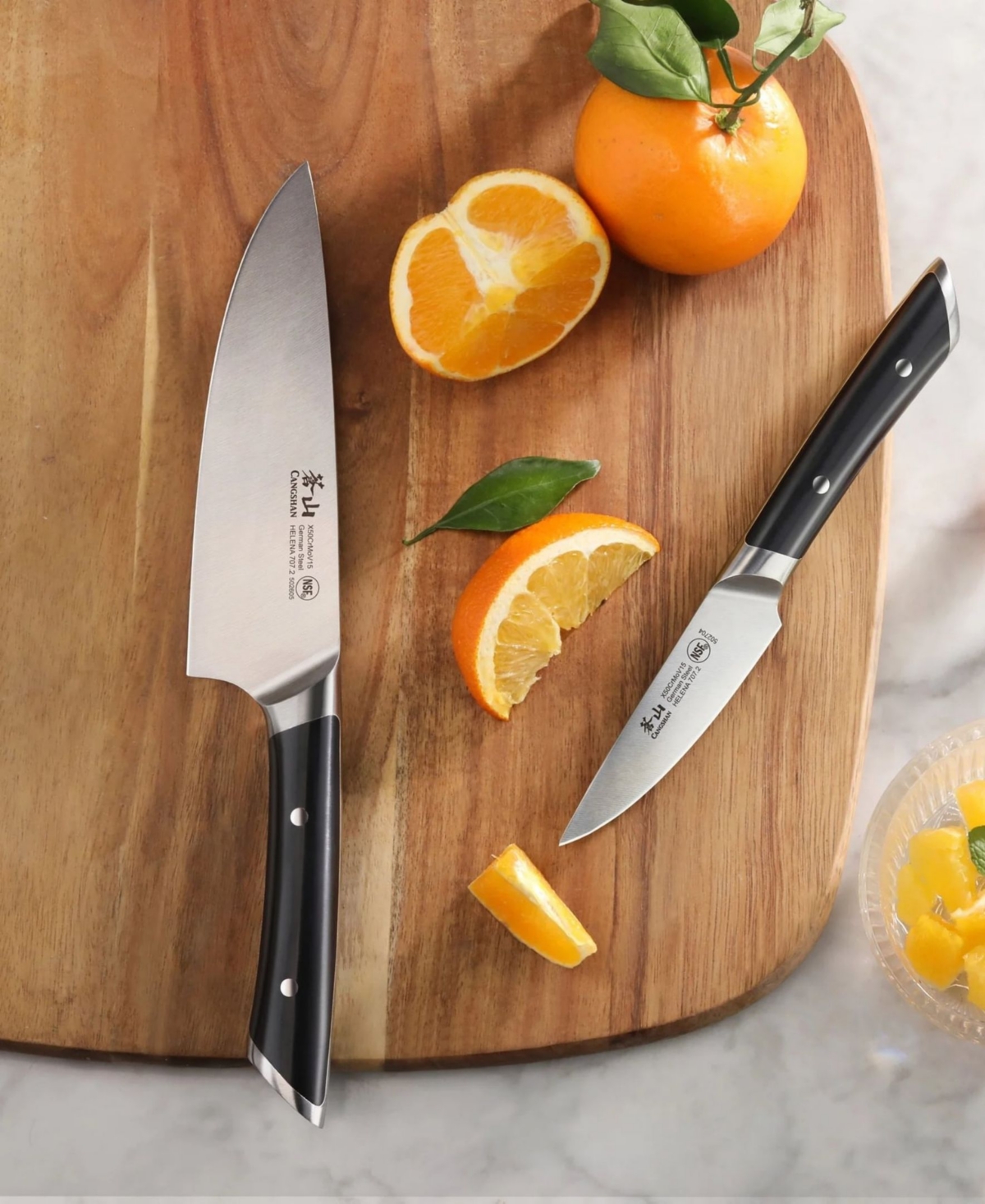 Cangshan Canghshan Helena Series 2-pc. Starter Knife Set In Black