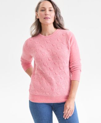 Style & Co - Women's Chenille Cable-Knit Sweater