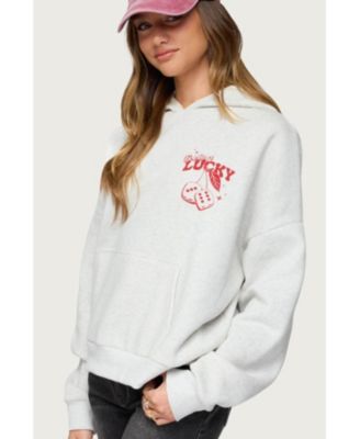 Women's Feeling Lucky Oversized Hoodie