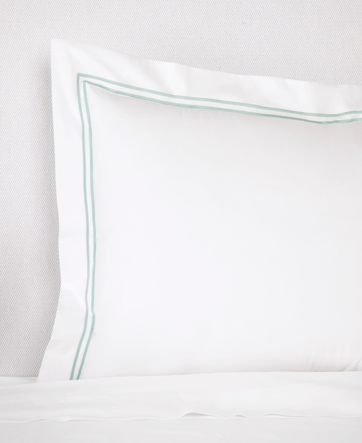 Sferra Grande Hotel Cotton Sham, Standard In Green