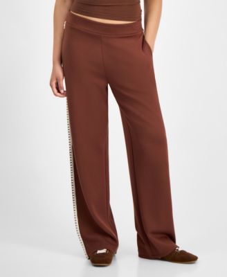 Petite Cozy Whipstitched Pull-On Sweatpants, Macy's Exclusive
