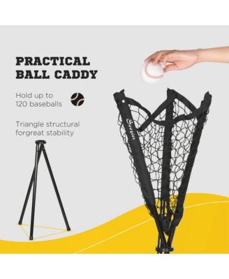 Extra Large Softball Baseball Net, Hitting Net, Tee & Caddy