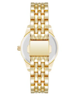 Women's Quartz Gold-Tone Alloy Bracelet Watch, 30mm