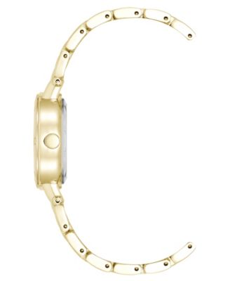 Women's Quartz Gold-Tone Metal Alloy Watch, 30mm
