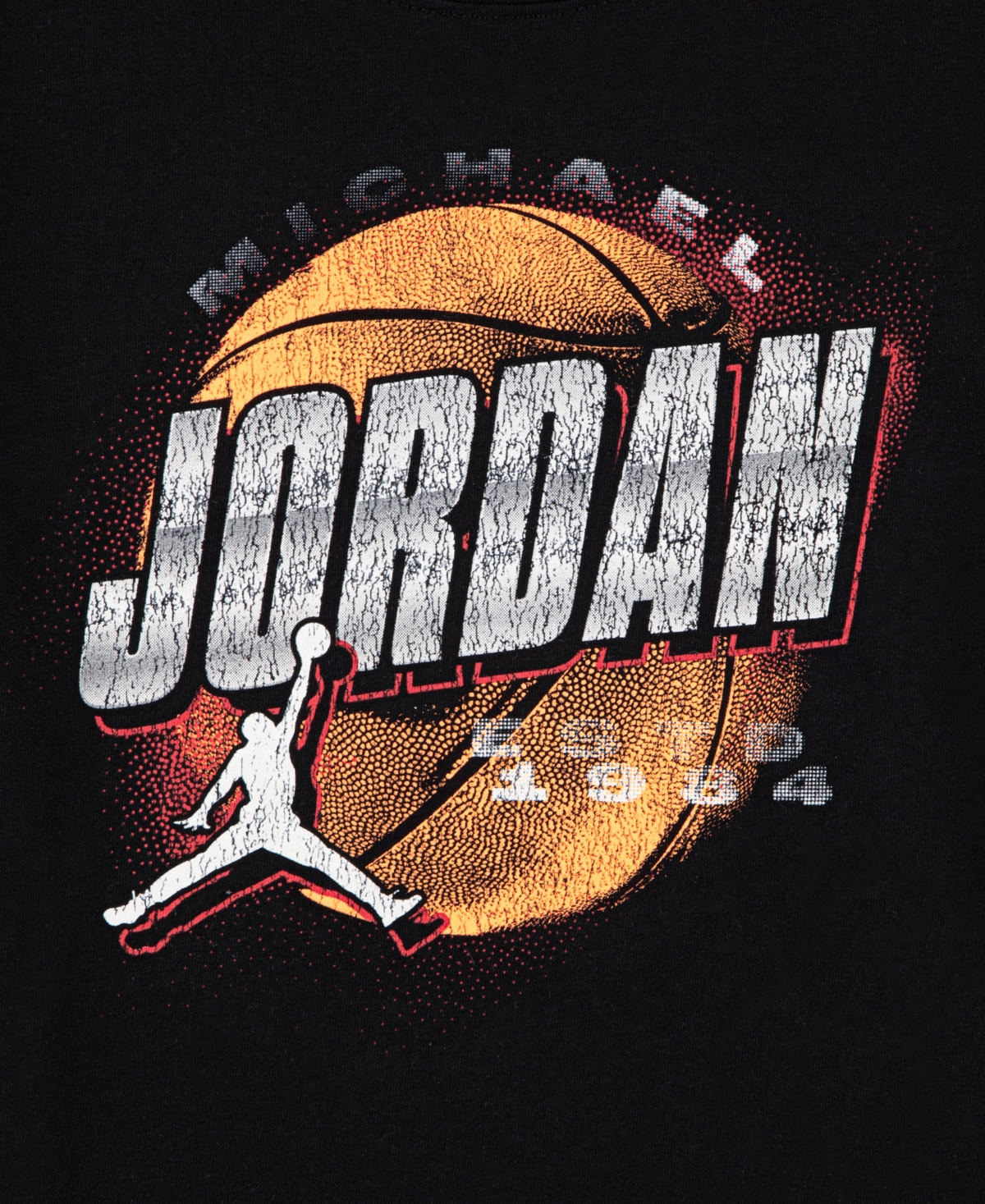 Jordan Toddler And Little Boys Distressed Chrome T-shirt In Black