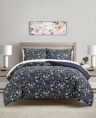 Sunham Macy's Veronica Botanical 3-Pc. Comforter Sets