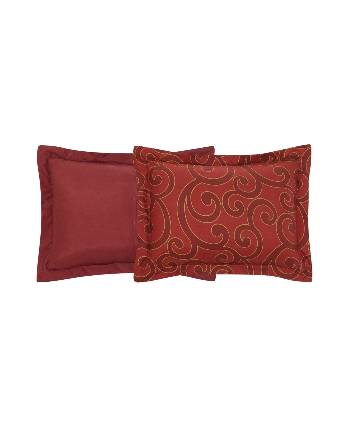 Sunham Scroll Metallic 8-pc. Comforter Sets In Burgundy