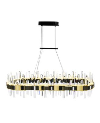 26" Metal Aya LED Integrated Chandelier