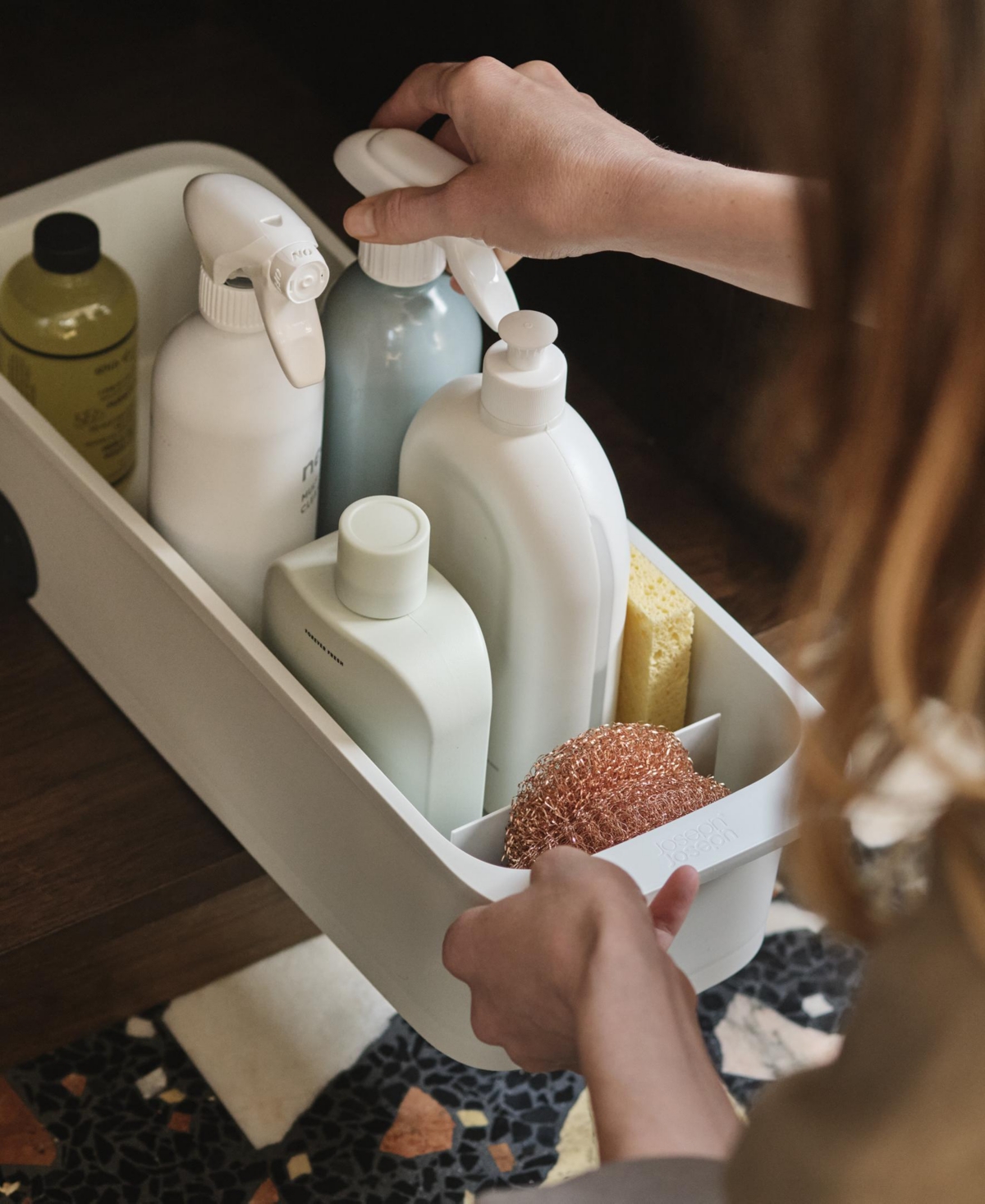Joseph Joseph Cupboardstore Compact Easy-access Storage Caddy In White