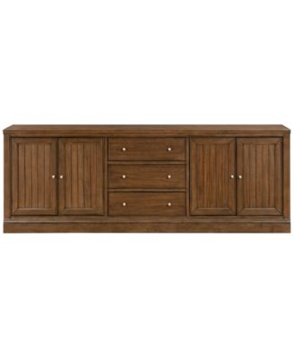 Amren 85" Wooden 4 Doors Console Table