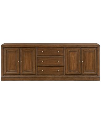 Amren 85" Wooden 4 Doors Console Table