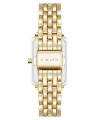 Women's Quartz Casual Black and Gold-Tone Metal Alloy Watch, 23mm