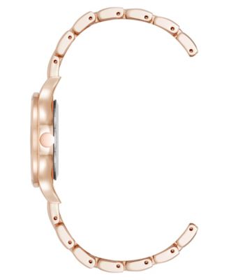 Women's Quartz Essential Rose Gold-Tone Metal Alloy Watch, 34mm