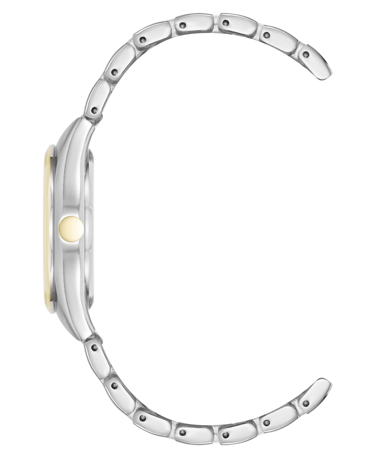 Anne Klein Women's Quartz Easy-to-read Silver-tone And Gold-tone Metal Alloy Watch, 34mm In Multi
