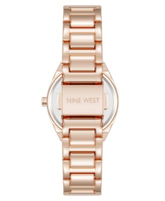Women's Quartz Minimalist Rose Gold-Tone Metal Alloy Watch, 30mm