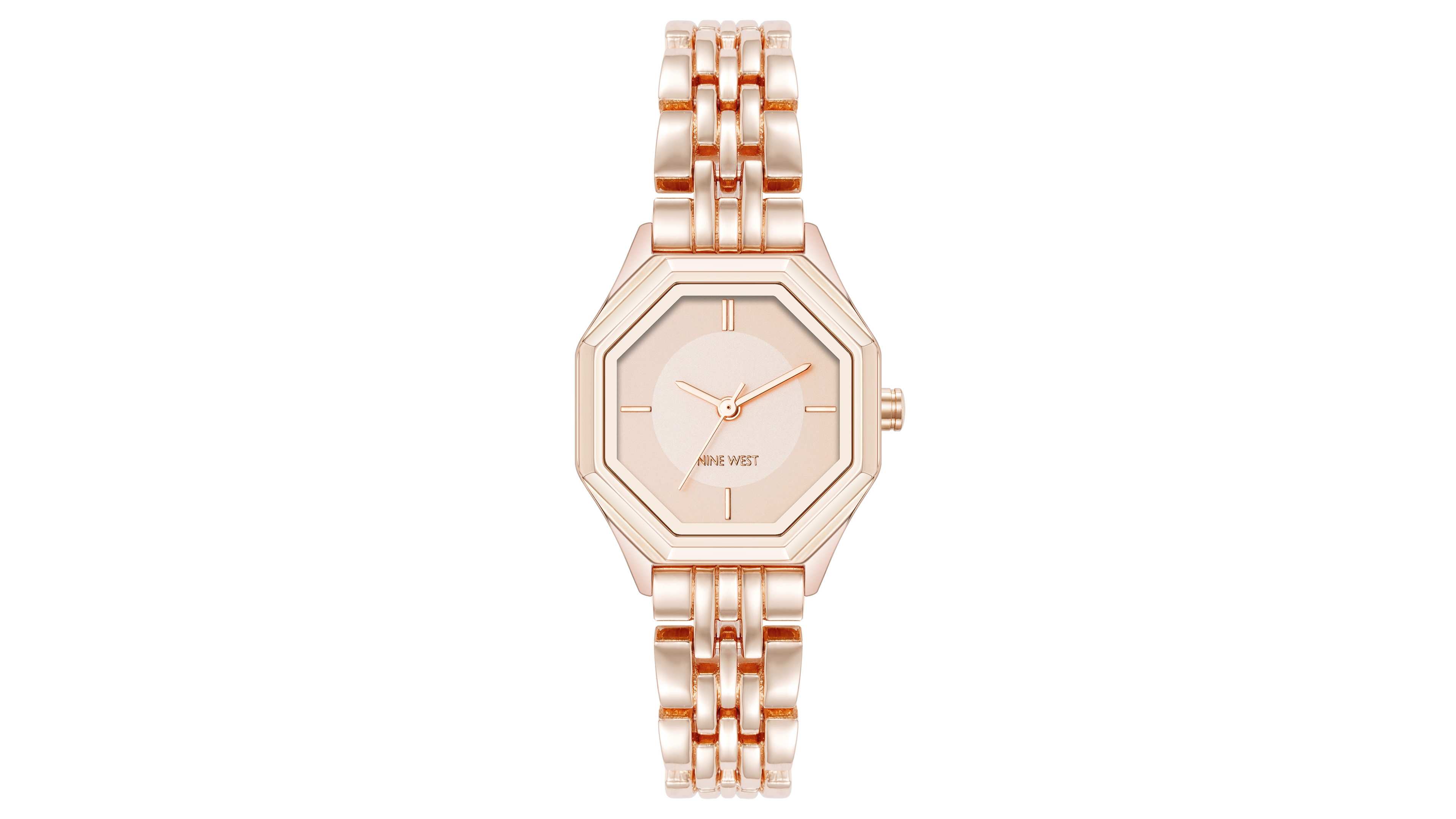 Anne Klein Women's Quartz Exquisite Rose Gold-Tone Metal Alloy Watch, 28mm