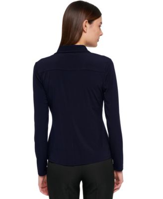 Women's Point-Collar Top