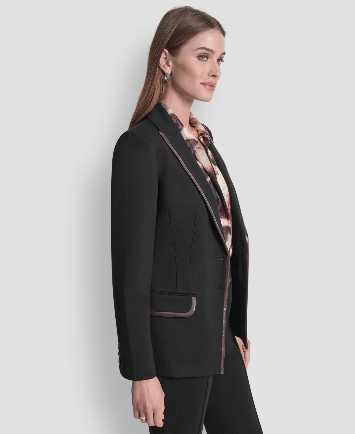 Dkny Women's Two-Button Ponte Jacket