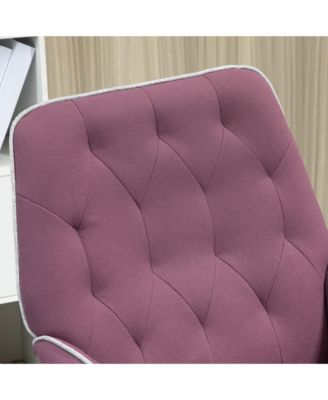 Mid-Back Tufted Spandex Office Computer Swivel Chair,