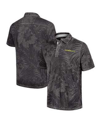 Tommy Bahama - Men's Black Oregon Ducks Sport Santiago Paradise Polo Shirt