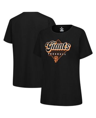 Fanatics - Women's Black San Francisco Giants Wordmark T-Shirt