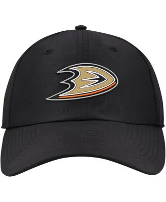Men's Black Anaheim Ducks Signature Adjustable Hat